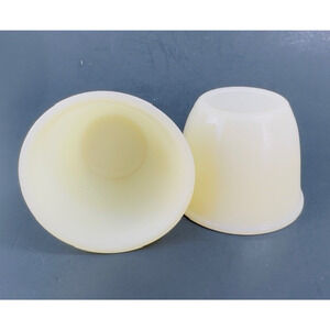 Fire King Anchor Hocking Custard Cup set of 2 Ivory (Ovenware) 40s Baking VTG